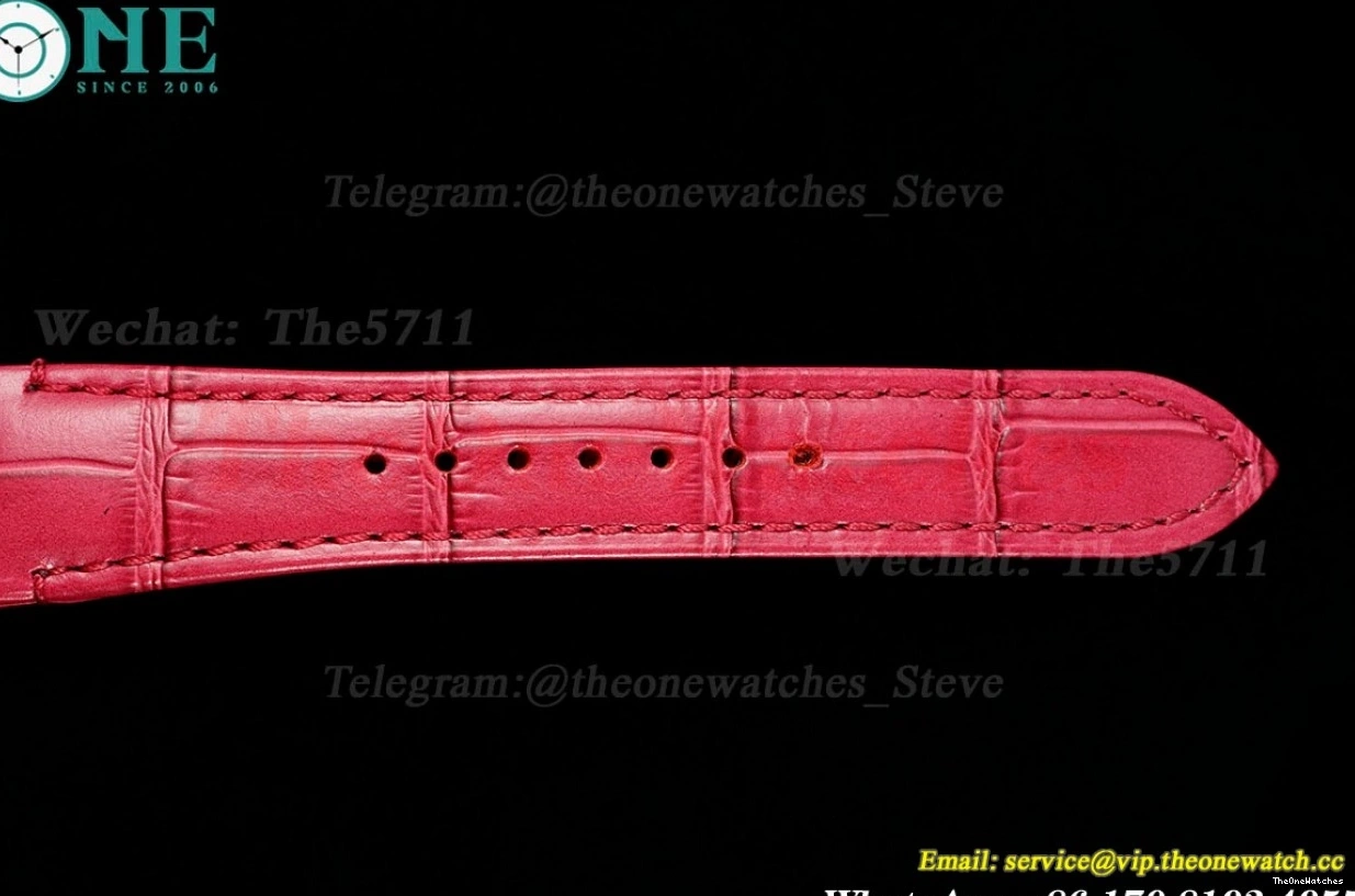 AF Pasha LE Dial White RG 30mm De Red Cartier SS Ladies Quartz 1227